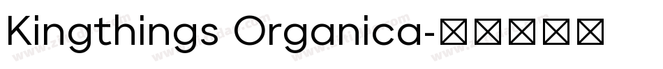 Kingthings Organica字体转换